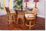 Key Largo Rattan and Wicker 3 Pc (Counter Height) Set KL101-24-SET from Alexander and Sheriden