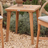 Krabi Outdoor Side Table Model 24105-TEAK-KR by Skyline Design