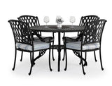 Lanai Aluminum 5 PC Patio Dining Set Model 04656-DINSET