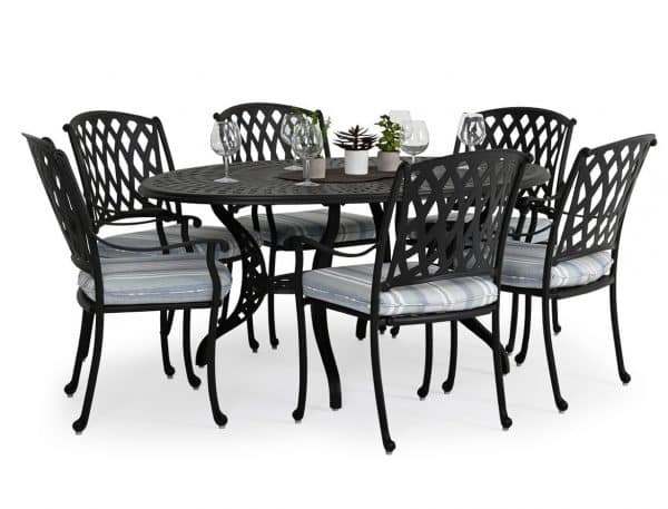 Lanai Aluminum 7 PC Patio Dining Set Model 49981-DINSET