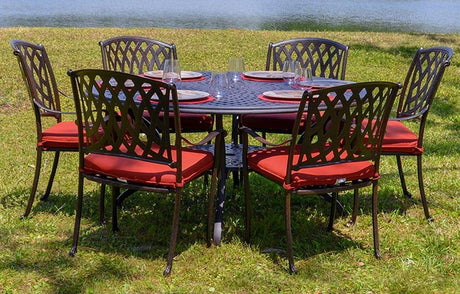 Lanai Aluminum 5 PC Patio Dining Set Model 04656-DINSET