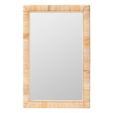 Lankston Wicker Fair Rattan Large Rectangle Wall Mirror