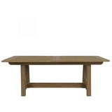 Coastal Teak Outdoor 79"-118" Dining Table With Leaf Extension by Sunset West Model 5501-T79-118