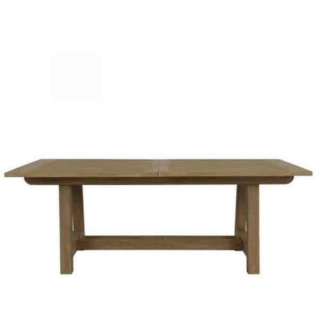 Coastal Teak Outdoor 79"-118" Dining Table With Leaf Extension by Sunset West Model 5501-T79-118