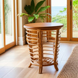 Lisbon Rattan Lamp Table by Capris Furniture Model LK315
