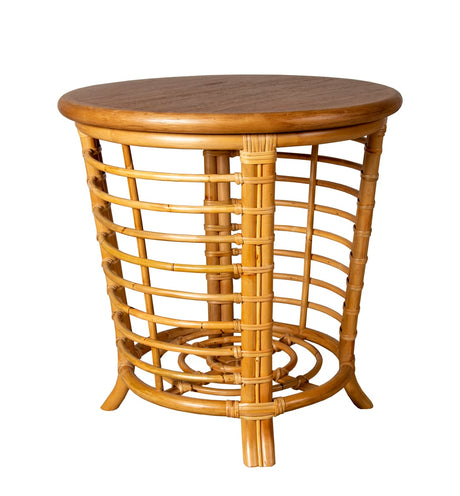 Lisbon Rattan Lamp Table by Capris Furniture Model LK315