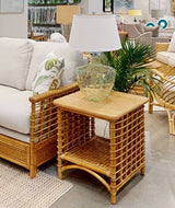 Mackinac Rattan End Table from Capris Furniture Model LK320