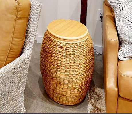 Bengali Rattan 2 Pc Round Coffee and End Table Set from Capris Furniture CK328-LK328
