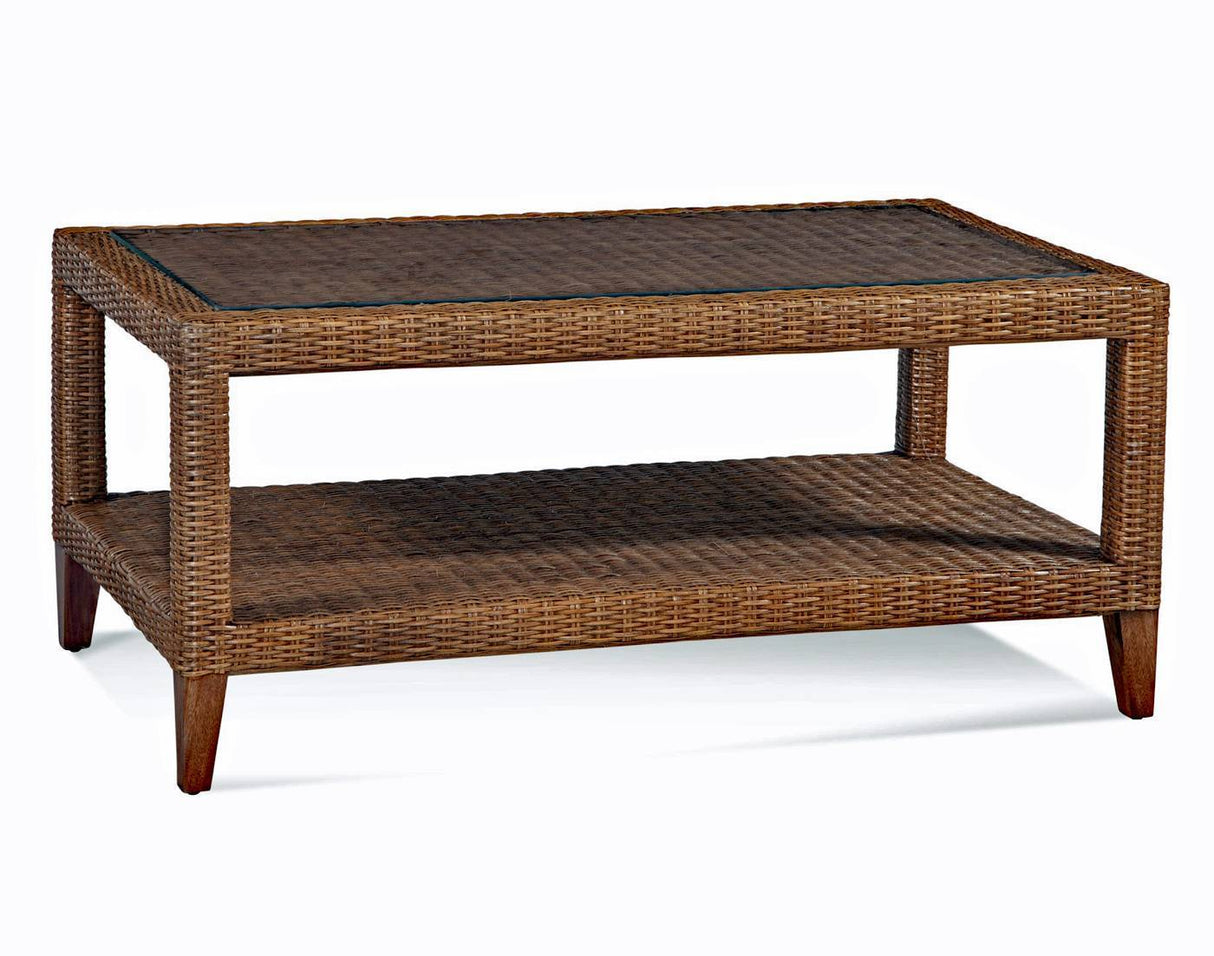 Long Beach Indoor Rattan Coffee Table Model 1966-0072 by Braxton Culler
