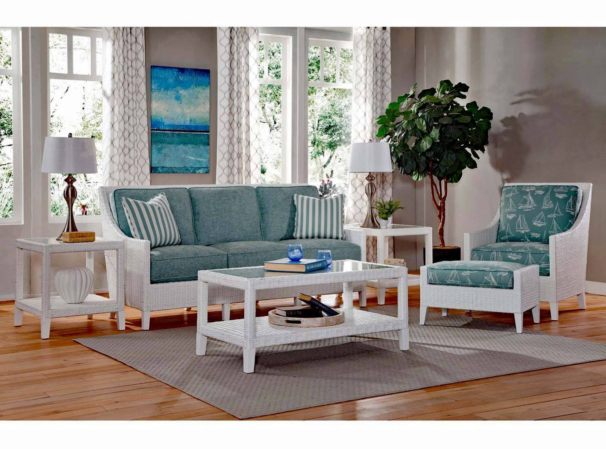 Long Beach Indoor Rattan 5 Pc Living Room Set Model 1966-5PC-SET by Braxton Culler