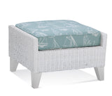 Long Beach Indoor Rattan Ottoman Model 1966-009 by Braxton Culler