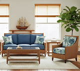 Long Beach Indoor Rattan Sofa Model 1966-011 by Braxton Culler
