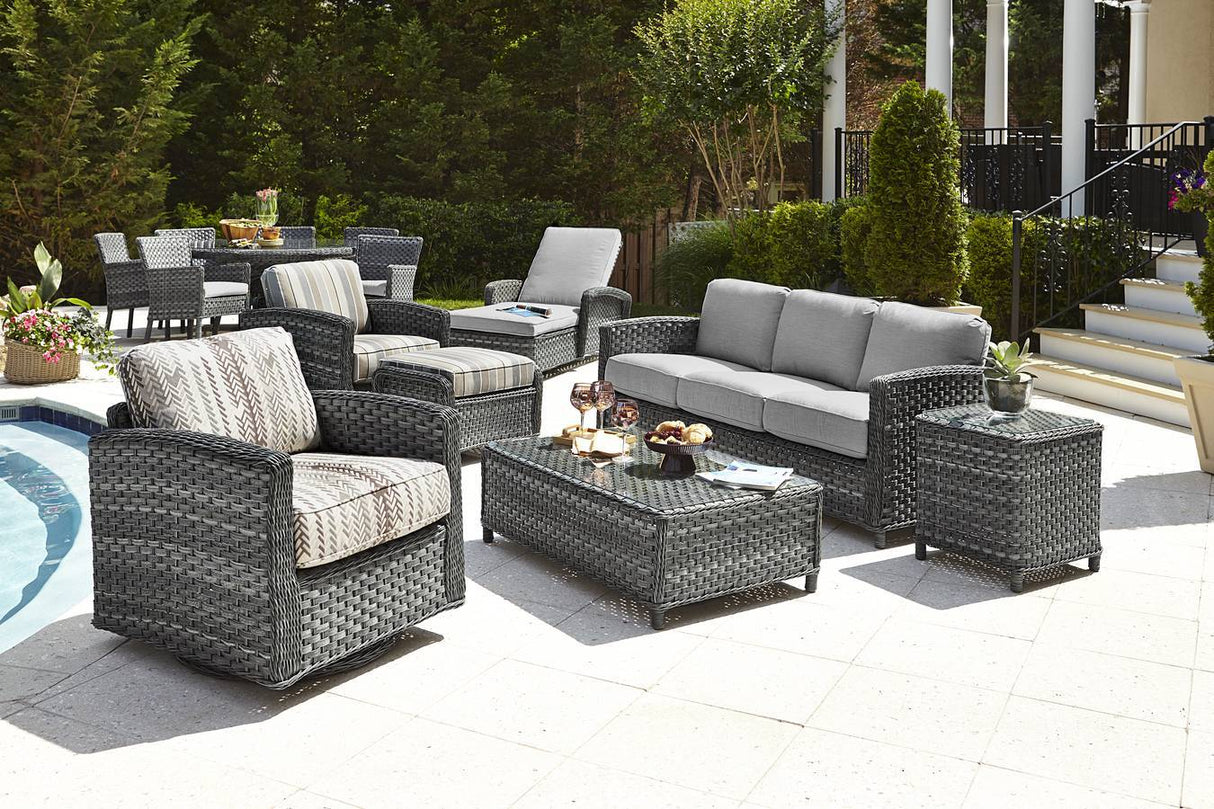 Lorca Outdoor Patio Wicker Lounge Arm Chair Model C9852 from Beachcraft Furniture