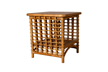 Tulum Rattan Lamp Table by Capris Furniture Model LT320