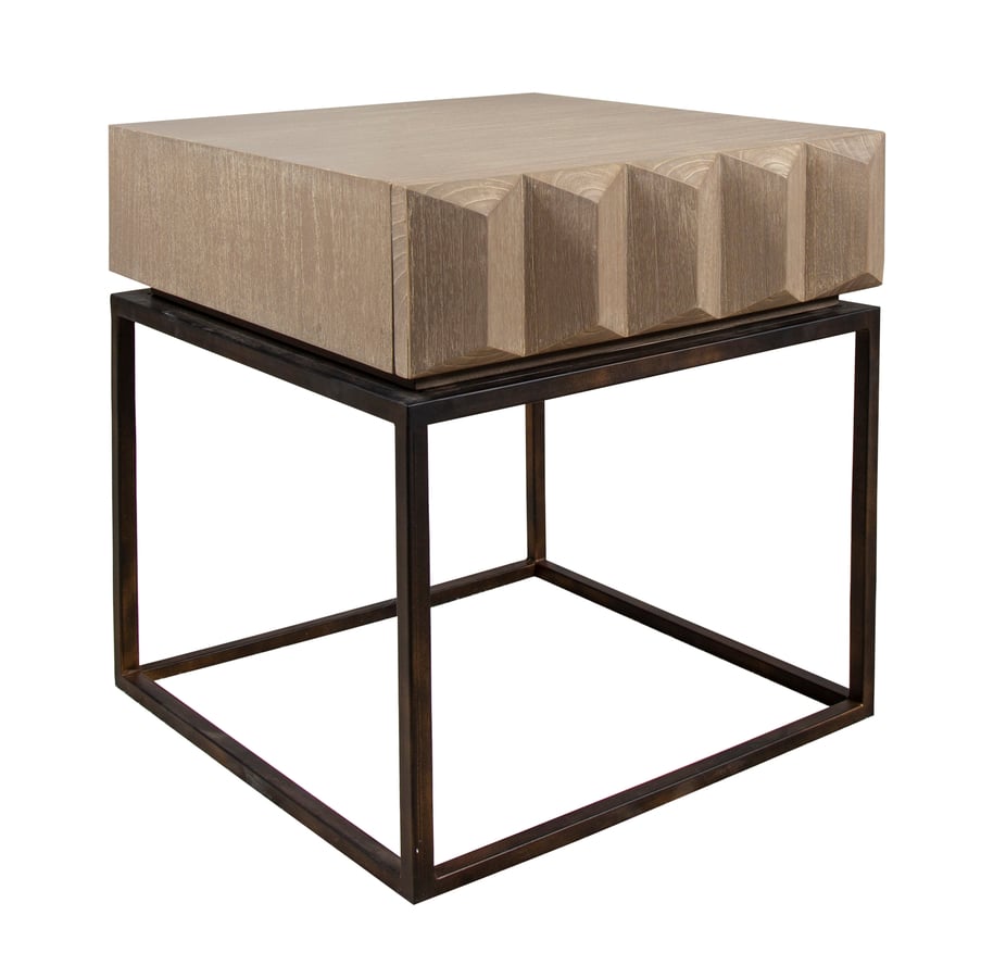 Caspian Rattan Lamp Table by Capris Furniture Model LT332