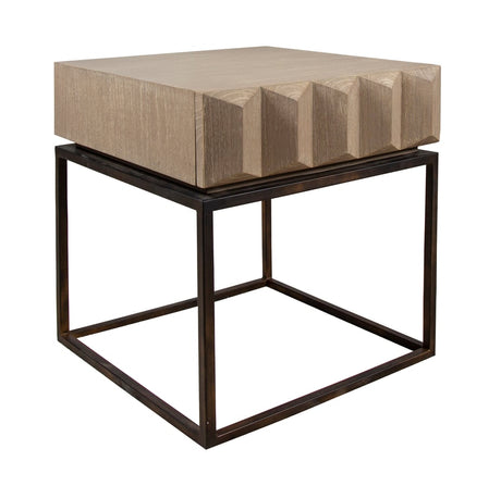 Caspian Rattan Lamp Table by Capris Furniture Model LT332