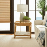 Novara Rattan Lamp Table by Capris Furniture Model LT341