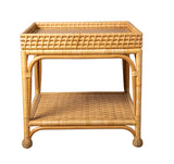 Novara Rattan Lamp Table by Capris Furniture Model LT341