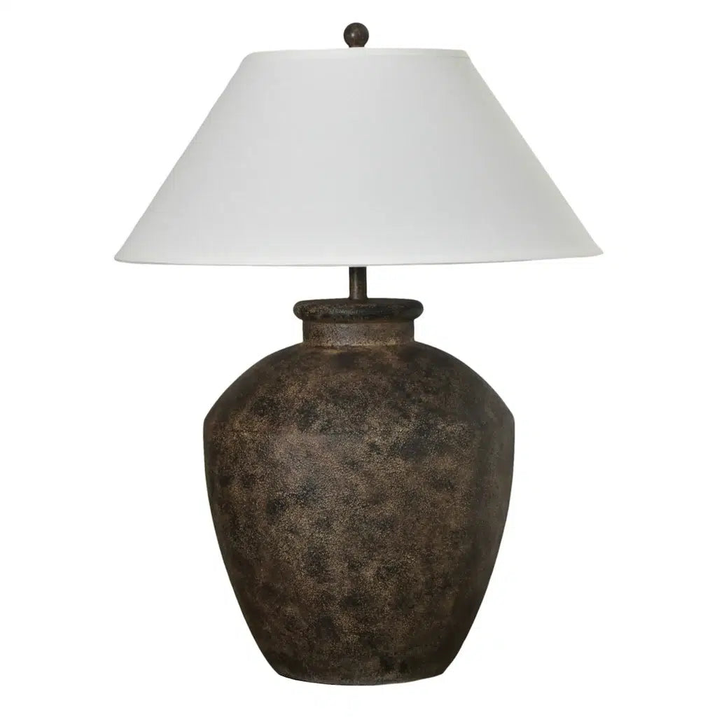 Terracotta Table Lamp (1 Pack) Model LUX-152-BLACK By Lux Lighting