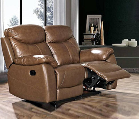 Brazil Leather Double Reclining Loveseat by Stanley Chair LV-3367