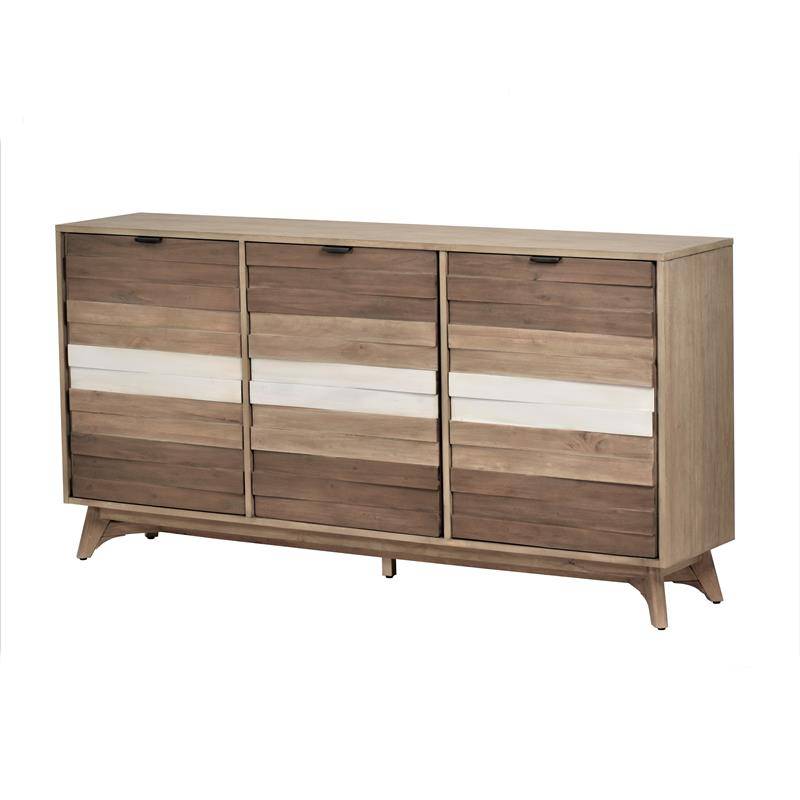 Laguna 3-Door Credenza Cabinet by Seawinds Trading B31015-TRI