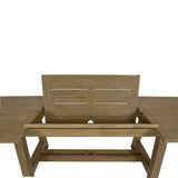 Coastal Teak Outdoor 79"-118" Dining Table With Leaf Extension by Sunset West Model 5501-T79-118