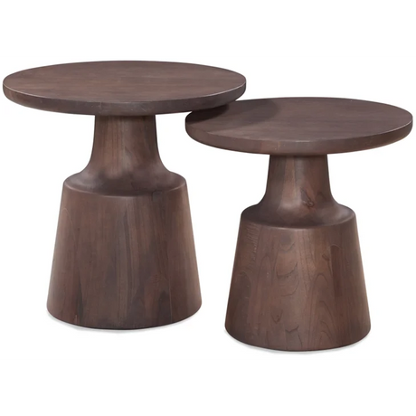 Lempa Round Chairside Table by Braxton Culler Made in the USA Model 1912-122