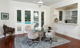 Lighthouse Rattan and Wicker 6 Pc Caster Dining Set from Wicker Fair