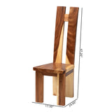 Lin Suar Wood Dining Chair Set of 2 by Wicker Fair