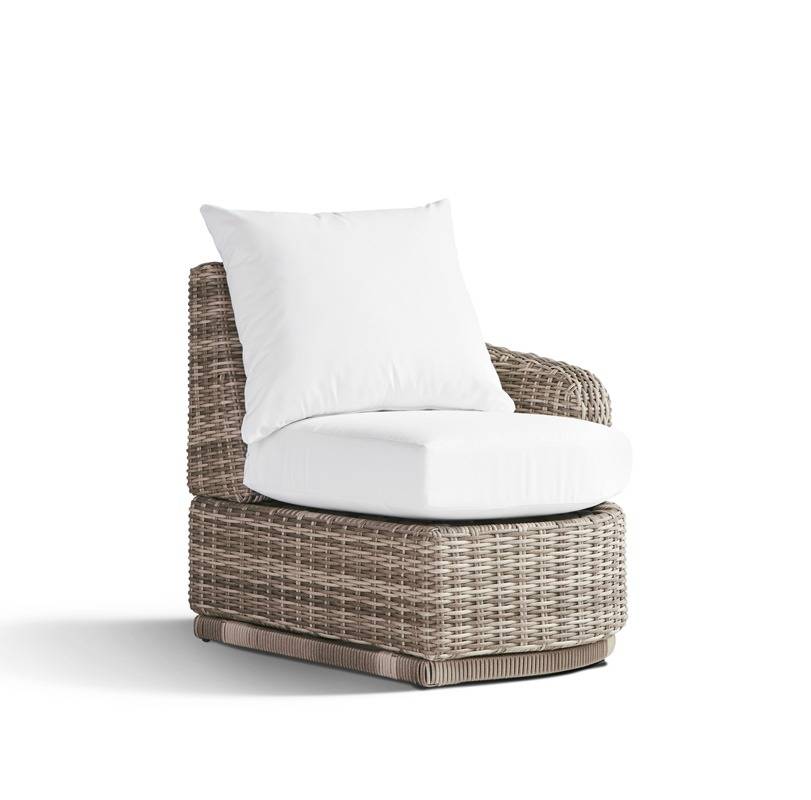 Luna Cove Outdoor Right-Side Facing End Piece by South Sea Rattan Model 74351
