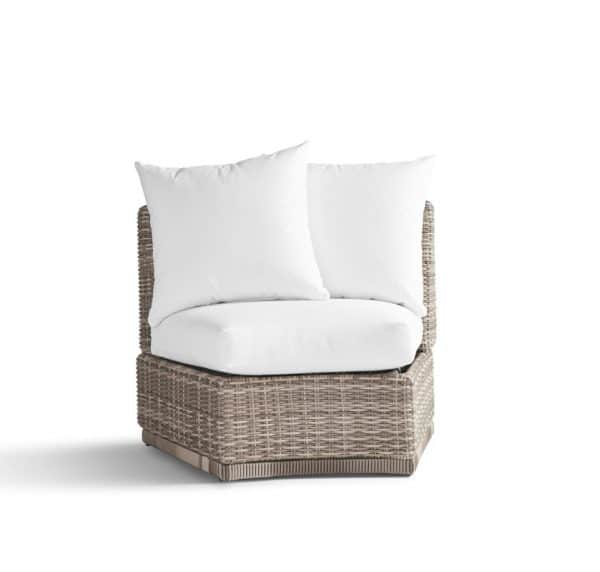Luna Cove Patio Curved-Wedge Armless Chair by South Sea Rattan Model 74452