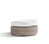 Luna Cove Outdoor Half Round Ottoman by South Sea Rattan Model 74306