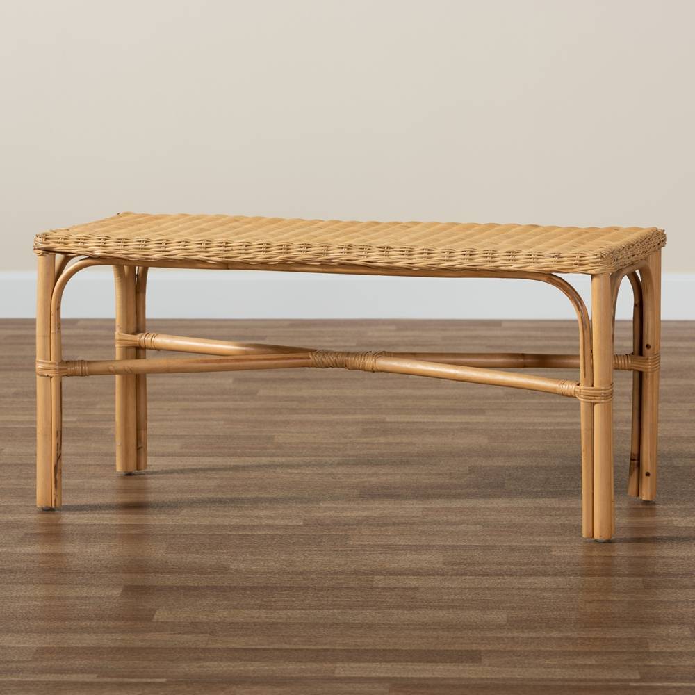 Mahina Wicker Fair Rattan Accent Bench