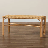 Mahina Wicker Fair Rattan Accent Bench