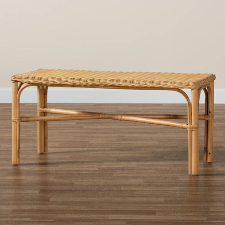 Mahina Wicker Fair Rattan Accent Bench