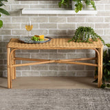 Mahina Wicker Fair Rattan Accent Bench