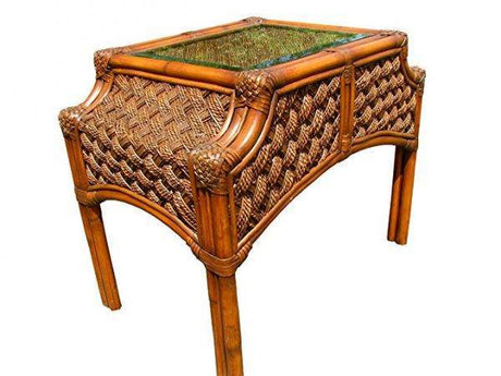 Mauna Loa Rattan End Table Model MLET from Spice Island Wicker
