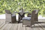Mayfair Outdoor Wicker 5 Pc Dining Set 77800-DINSET by South Sea Rattan