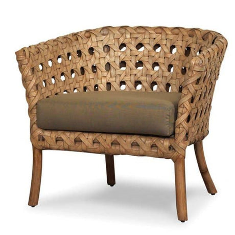 Morocco Rattan Chat Chair Model MC-01C By Designer Wicker Tribor