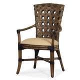 Morocco Rattan Dining Arm Chair Model MC-21 By Designer Wicker Tribor
