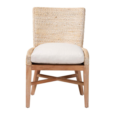 Tagaytay Seagrass Dining Chair with Mahogany Wood Frame by Wicker Fair