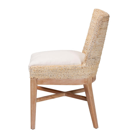 Tagaytay Seagrass Dining Chair with Mahogany Wood Frame by Wicker Fair