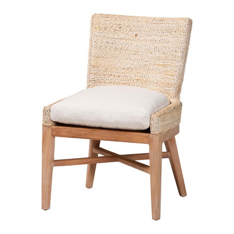 Tagaytay Seagrass Dining Chair with Mahogany Wood Frame by Wicker Fair