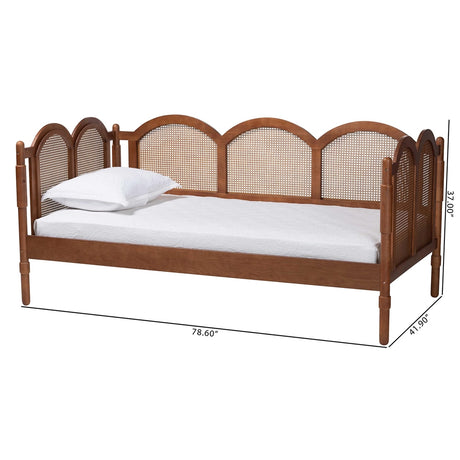 Carmiya Scalloped Daybed by Wicker Fair