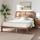Raewyn Wood Platform Bed by Wicker Fair