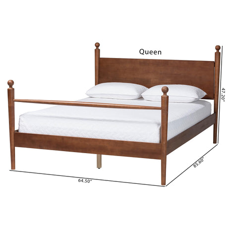 Gianetta Wood Platform Bed by Wicker Fair