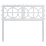 Nansen Wood Headboard with Scalloped Frame by Wicker Fair