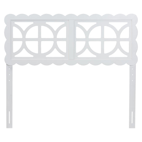 Nansen Wood Headboard with Scalloped Frame by Wicker Fair