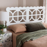 Nansen Wood Headboard with Scalloped Frame by Wicker Fair