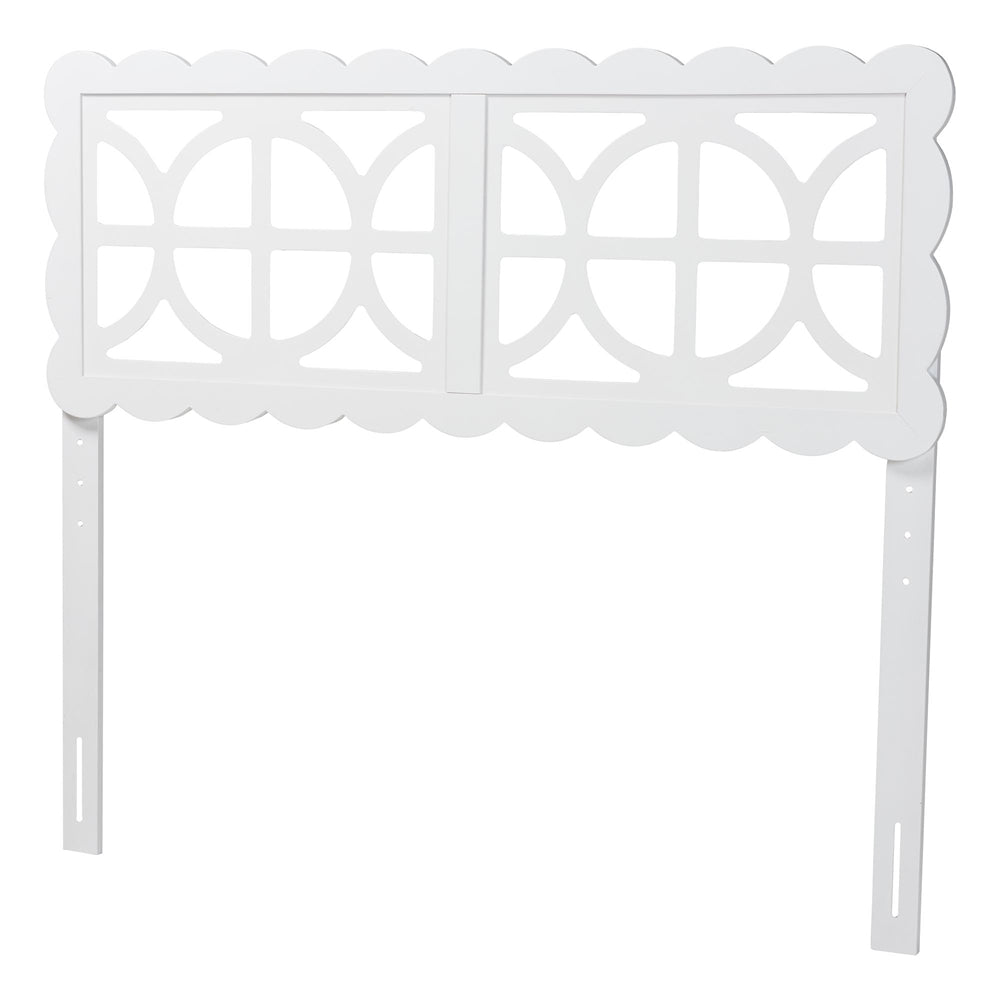 Nansen Wood Headboard with Scalloped Frame by Wicker Fair
